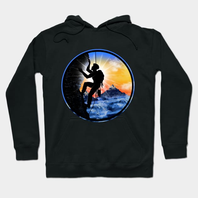 Mountain climbing Hoodie by Artardishop